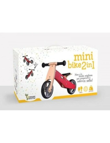Globber - Minibike 2 In 1 Rosso