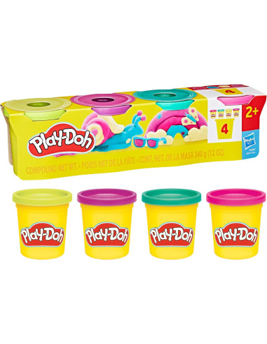 Play Doh 4 Vasetti Vibrant