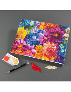 Diamantiny Quadro Full Colors Flowers 2