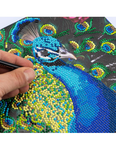 Diamantiny Quadro Pavone