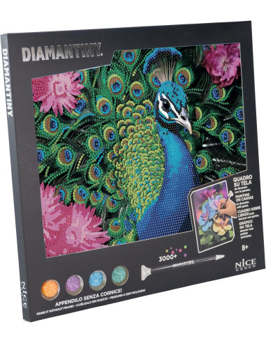 Diamantiny Quadro Pavone