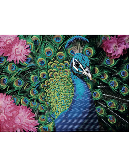 Diamantiny Quadro Pavone