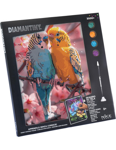 Diamantiny Quadro Parrocchetti