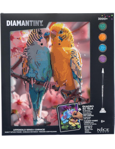 Diamantiny Quadro Parrocchetti 2