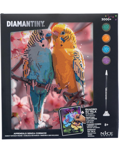 Diamantiny Quadro Parrocchetti