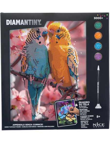 Diamantiny Quadro Parrocchetti
