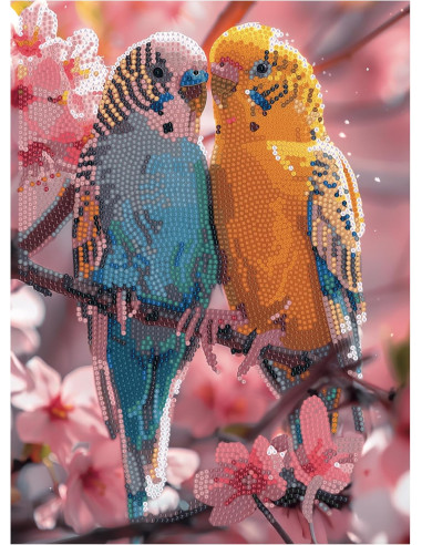 Diamantiny Quadro Parrocchetti