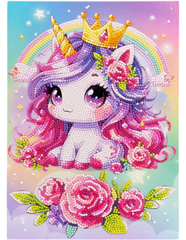 Diamantiny Kawaii Unicorn  blister 4