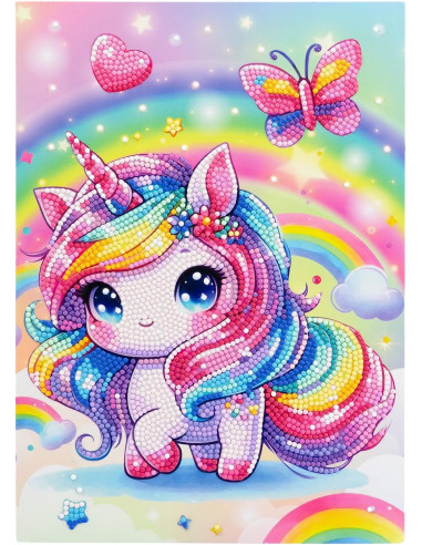 Diamantiny Kawaii Unicorn blister 5