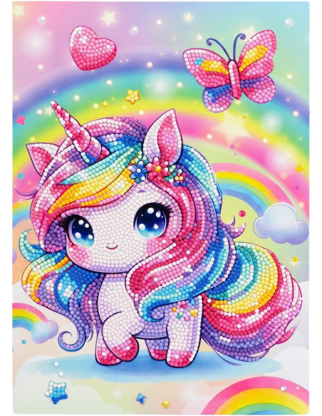Diamantiny Kawaii Unicorn blister 5