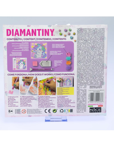 Diamantiny Kawaii Unicorn Quadretto con Cuore