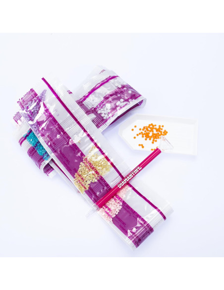 Diamantiny Kawaii Unicorn Quadretto con Cuore