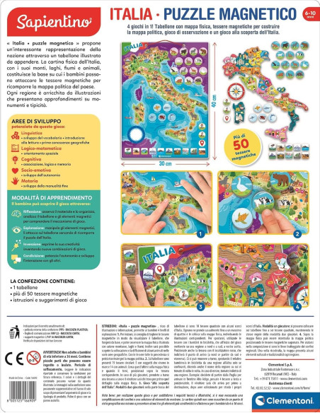 Puzzle Magnetico Italia