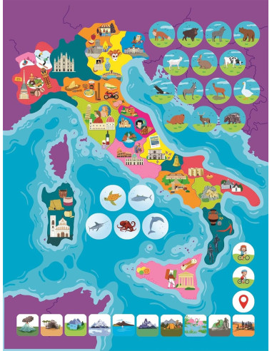 Puzzle Magnetico Italia