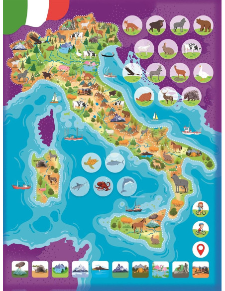 Puzzle Magnetico Italia