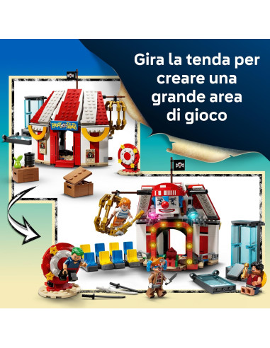 Lego One Piece - La Tenda delcirco di Bagy il...