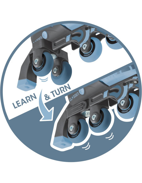 Globber Learning Skate 2 in 1 Ash Blue