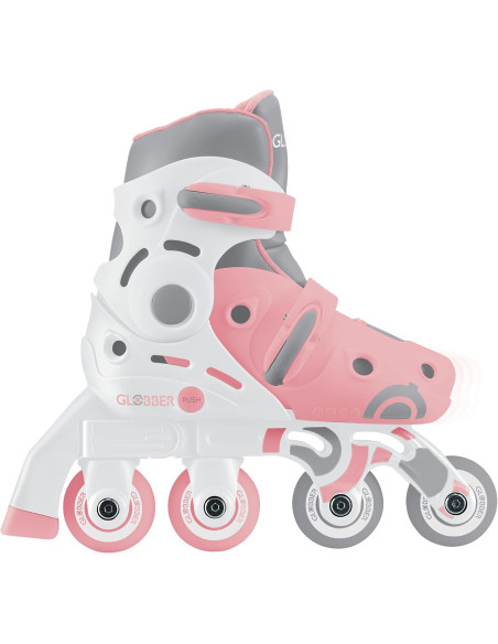 Globber Learning Skate 2 in 1 Pastel Pink