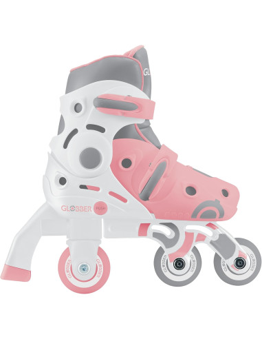 Globber Learning Skate 2 in 1 Pastel Pink