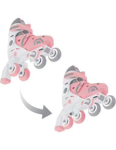 Globber Learning Skate 2 in 1 Pastel Pink