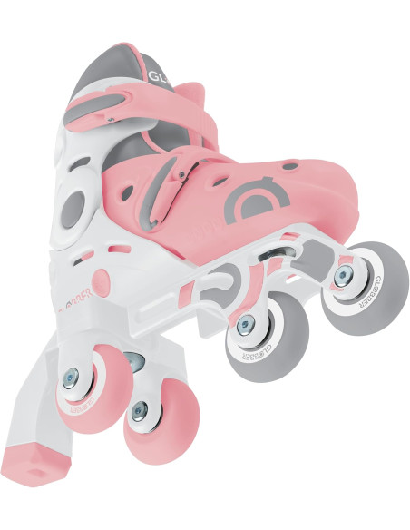 Globber Learning Skate 2 in 1 Pastel Pink