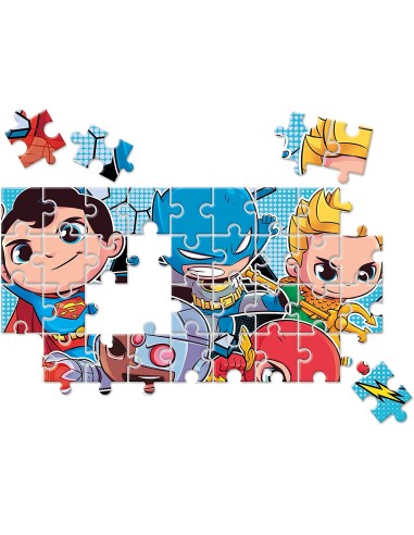 Puzzle 2x60 - DC Comincs Superfriends