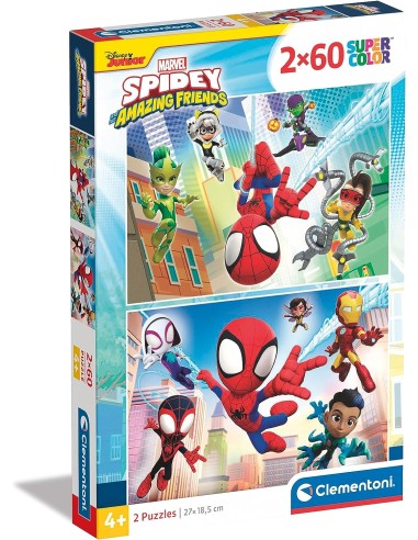 Puzzle 2x60 Spidey and his Amazing Friends