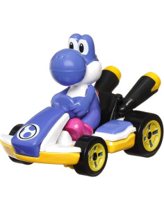 Hot Wheels Mario Kart Yoshi Blue