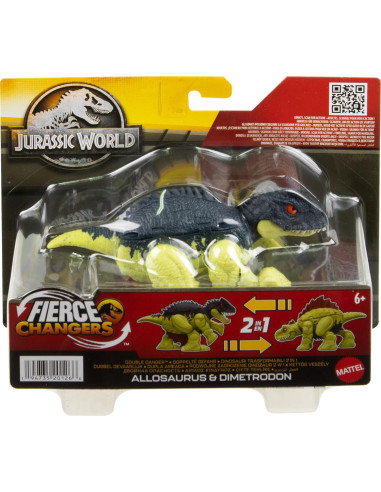 Jurassic World Allosaurus e Dimetrodon