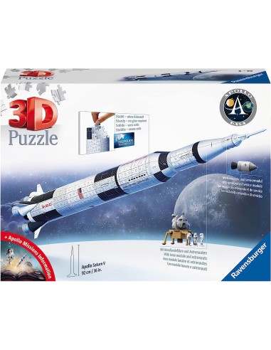 Puzzle 3D - Apollo Saturn V Rocket