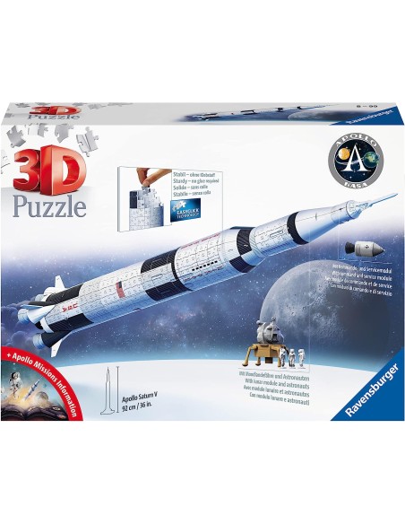Puzzle 3D - Apollo Saturn V Rocket