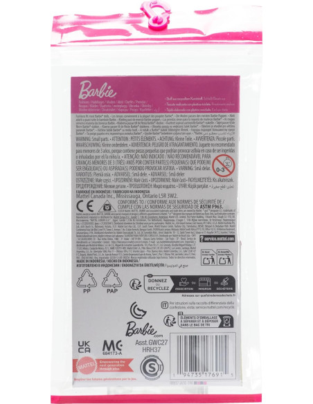 Barbie Look Completo top bandana e gonna