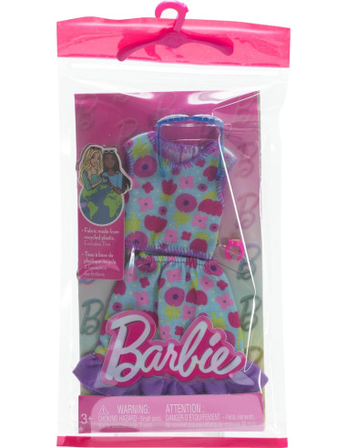 Barbie Look completo top e gonna floreale