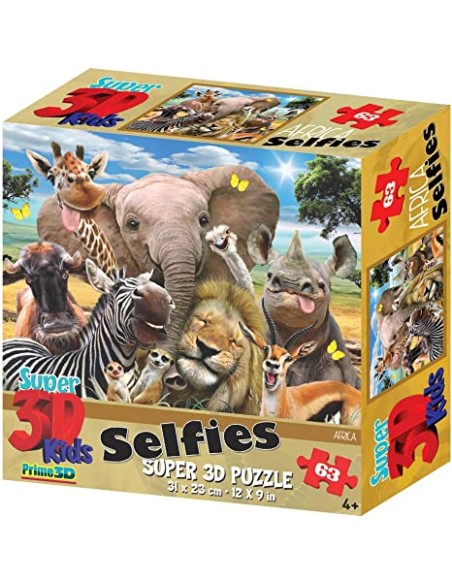 Puzzle 3D - H.robin.: Africa Selfie 63pz