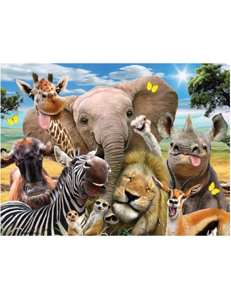 Puzzle 3D - H.robin.: Africa Selfie 63pz