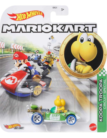 Hot Wheels Mario Kart Koopa Troopa Circuito Speciale