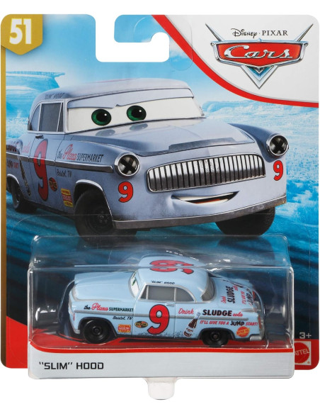 Cars personaggio Slim Hood