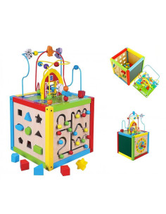 Cubo attivita' 5 in 1 Legno