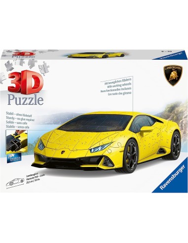 Puzzle 3D - Lamborghini Huracán EVO giallo