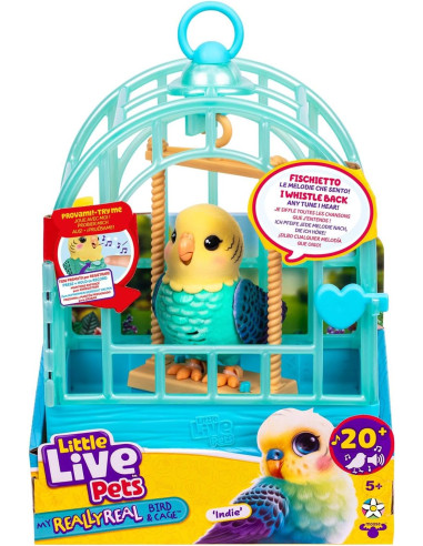 My Real Bird e Cage Azzurro Indie o Rosa Rosie...