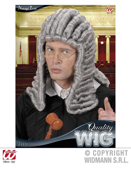 PARRUCCA GIUDICE GRIGIA