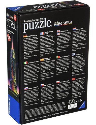 Puzzle 3d Empire State Building Luminoso