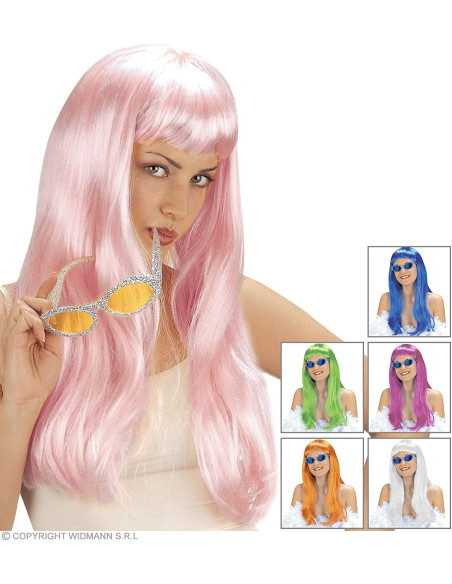 PARRUCCA LISCIA LUNGA COLORI ASS.TI