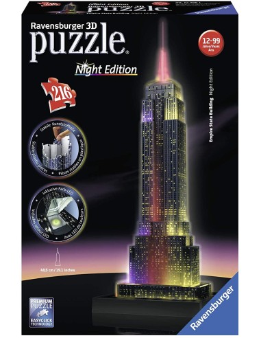 Puzzle 3d Empire State Building Luminoso
