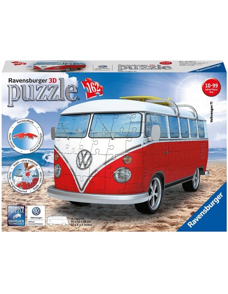 Puzzle 3d Pulmino Volkswagen 162pz