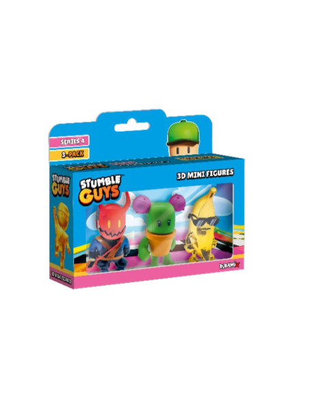 Stumble Guys 3D mini figure serie 4 pack 3