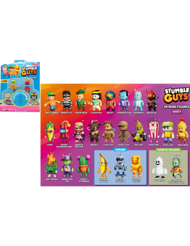 Stumble Guys 3D min i figure blister 5 serie 4 