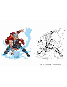 Avengers coraggiosi e forti - Primo album da colorare 2