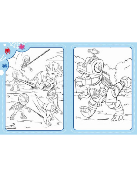 Special color Dino-webs Spidey e i suoi fantastici amici