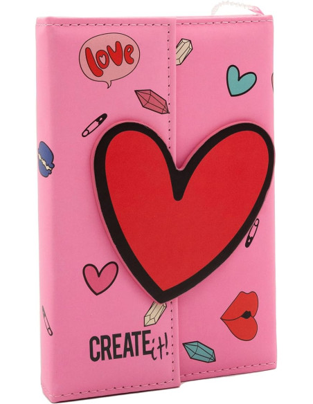 Create It! Libro Make Up Cuore Rosso